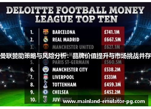 曼联赞助策略与风险分析：品牌价值提升与市场挑战并存
